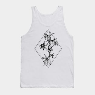 July Birth Flower Larkspur Tank Top